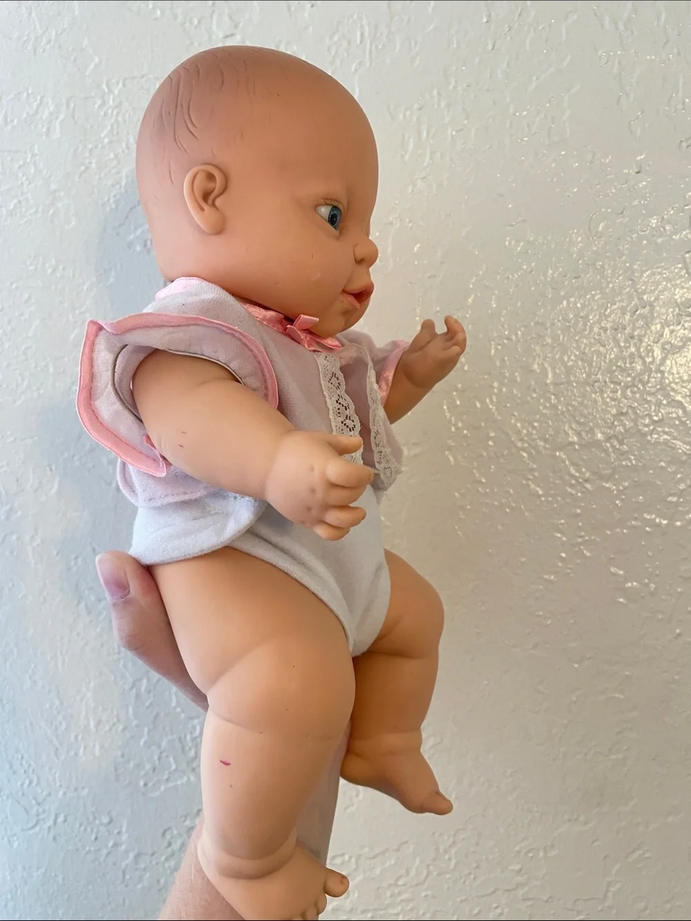 Vintage 90s Baby feels so real doll vintage Tyco weighted soft spot bones infant
